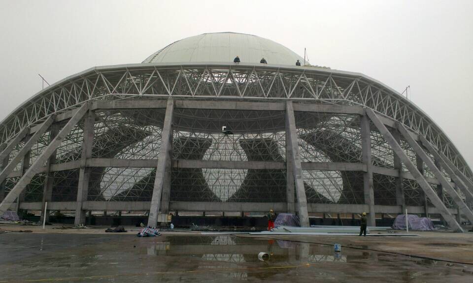 宁夏温泉馆网架工程